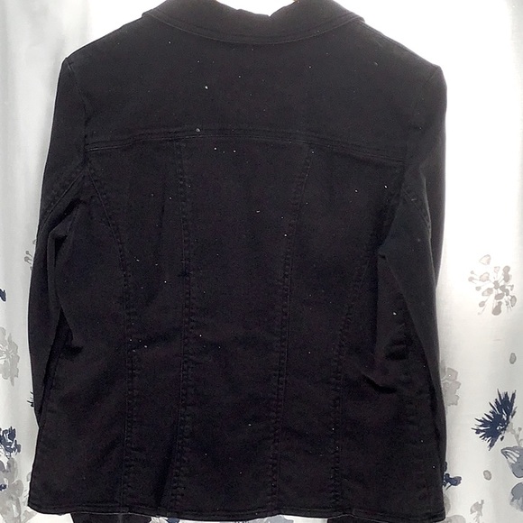 Black Jean Jacket - Picture 2 of 4